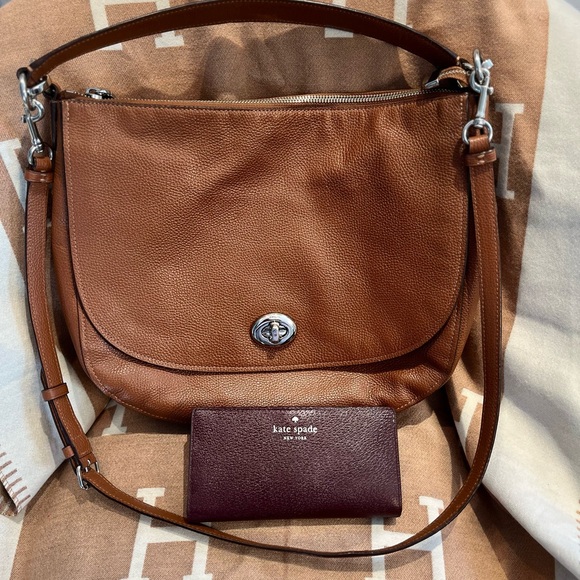 Coach Brown Crossbody Bag - Picture 1 of 15
